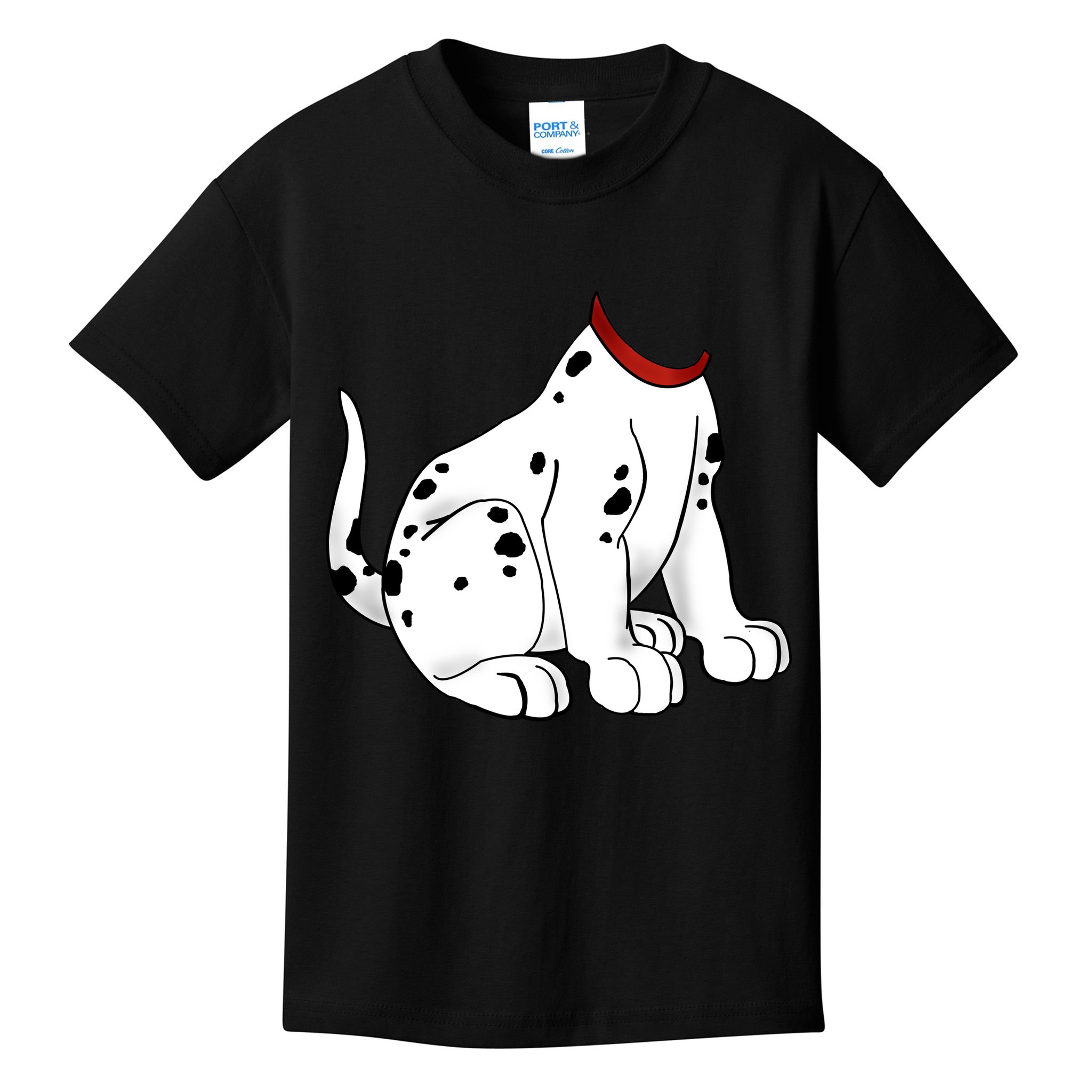 Dalmatian Costume Halloween Dog Kids T-Shirt