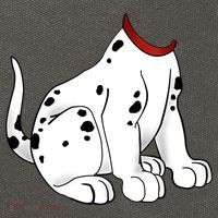 Dalmatian Costume Halloween Dog Cotton Canvas Backpack