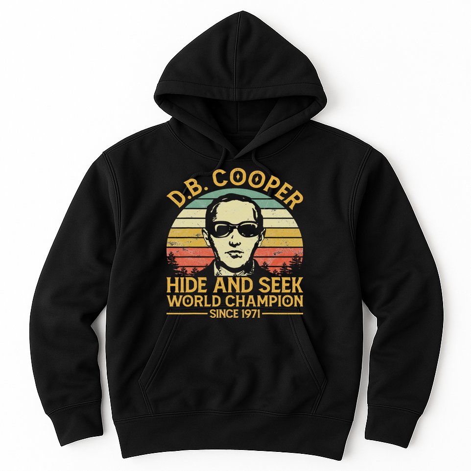 D.b. Coopers Hide And Seek Champion Since 1971 Db Cooper Hoodie