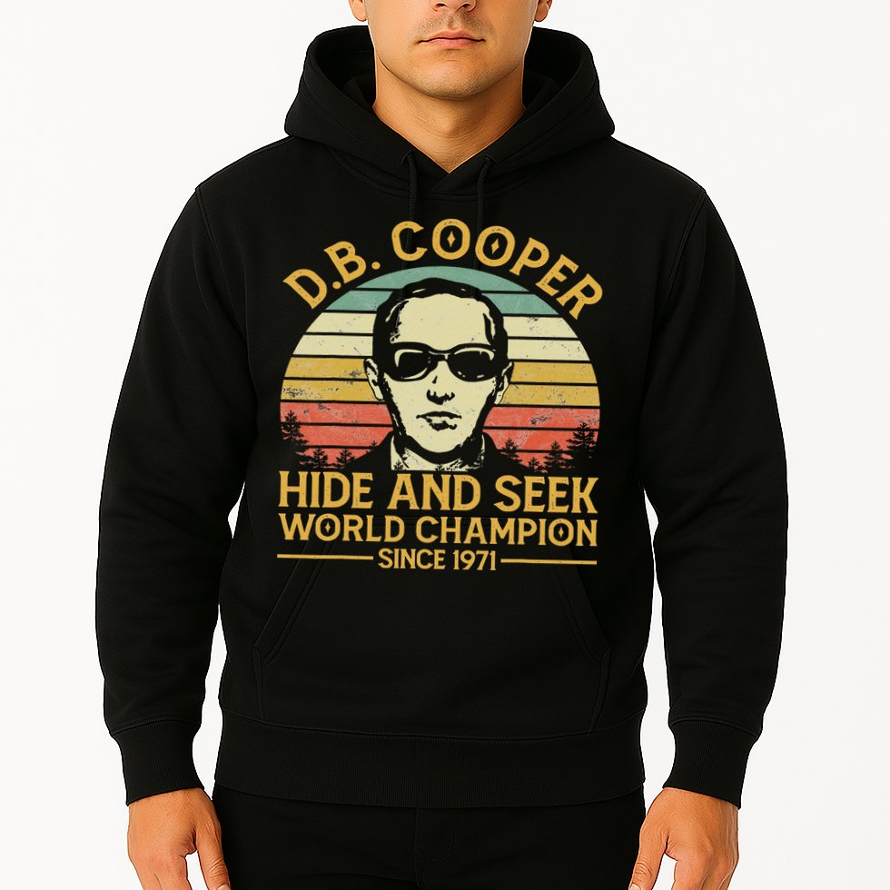 D.b. Coopers Hide And Seek Champion Since 1971 Db Cooper Hoodie