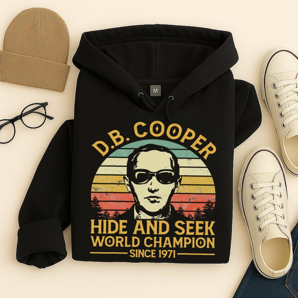 D.b. Coopers Hide And Seek Champion Since 1971 Db Cooper Hoodie