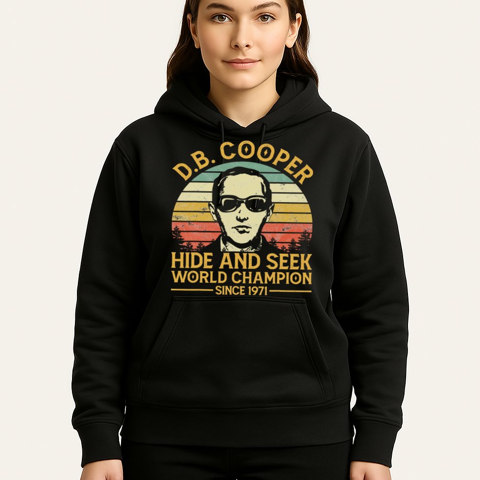 D.b. Coopers Hide And Seek Champion Since 1971 Db Cooper Hoodie