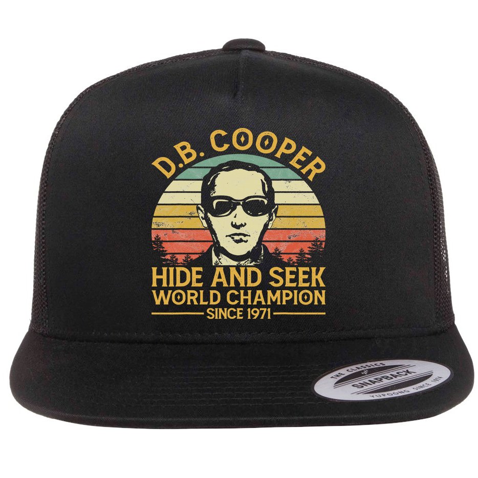 D.b. Coopers Hide And Seek Champion Since 1971 Db Cooper Flat Bill Trucker Hat
