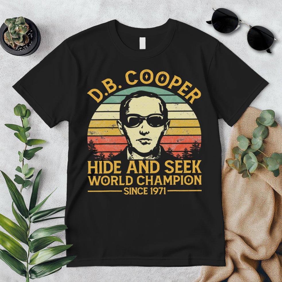 D.b. Coopers Hide And Seek Champion Since 1971 Db Cooper Premium T-Shirt