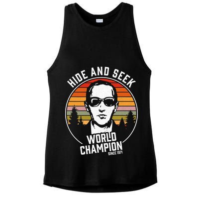 DB Cooper Hide And Seek World Champion Ladies PosiCharge Tri-Blend Wicking Tank