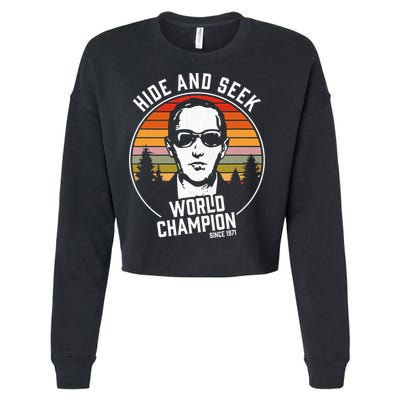 DB Cooper Hide And Seek World Champion Cropped Pullover Crew