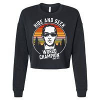 DB Cooper Hide And Seek World Champion Cropped Pullover Crew