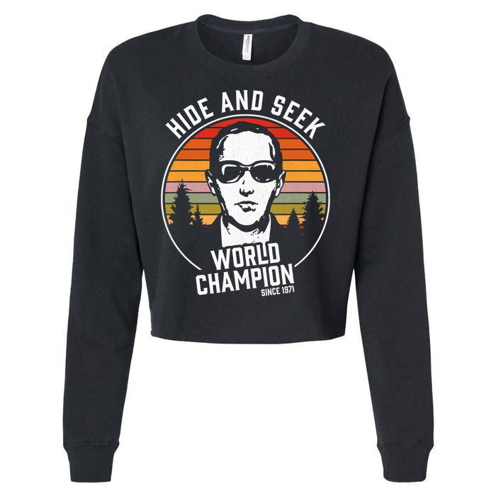 DB Cooper Hide And Seek World Champion Cropped Pullover Crew