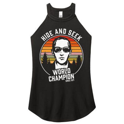 DB Cooper Hide And Seek World Champion Women's Perfect Tri Rocker Tank