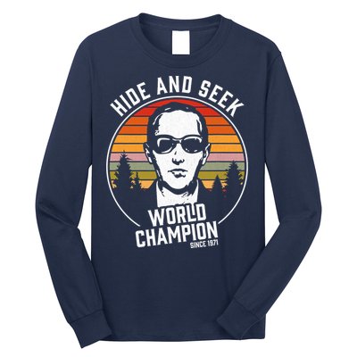 DB Cooper Hide And Seek World Champion Long Sleeve Shirt