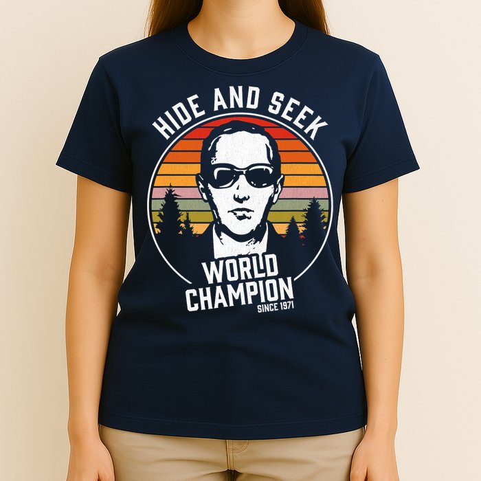 DB Cooper Hide And Seek World Champion T-Shirt