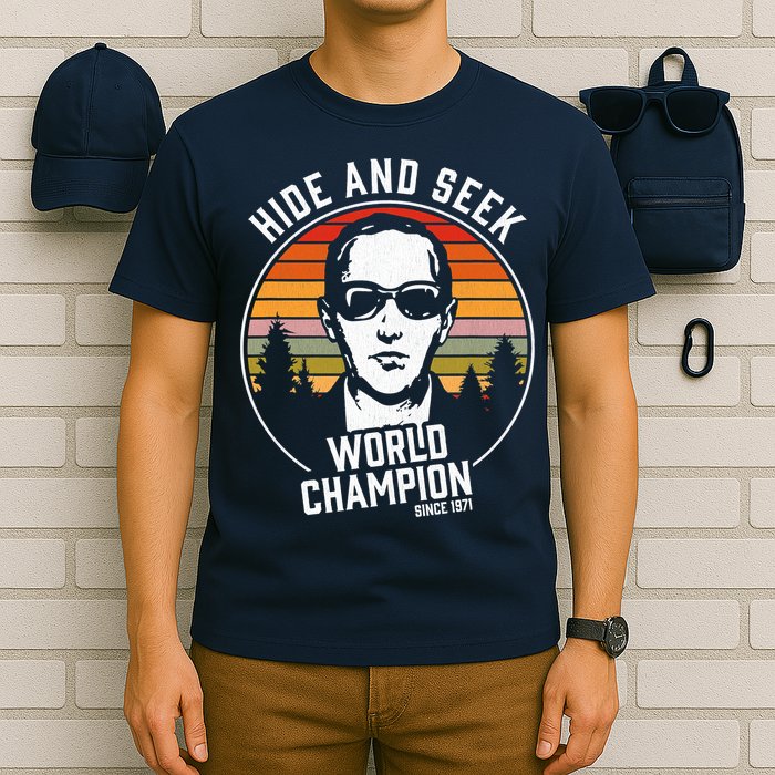 DB Cooper Hide And Seek World Champion T-Shirt