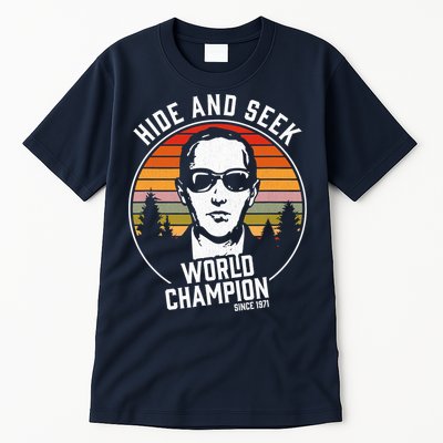 DB Cooper Hide And Seek World Champion Tall T-Shirt
