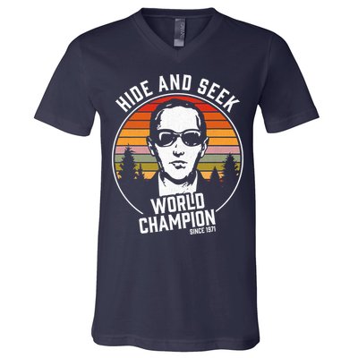 DB Cooper Hide And Seek World Champion V-Neck T-Shirt