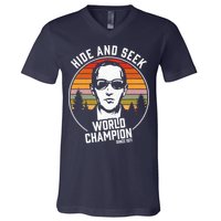 DB Cooper Hide And Seek World Champion V-Neck T-Shirt
