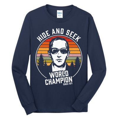 DB Cooper Hide And Seek World Champion Tall Long Sleeve T-Shirt