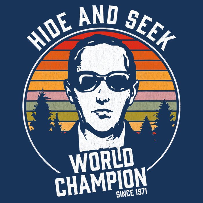 DB Cooper Hide And Seek World Champion Mousepad