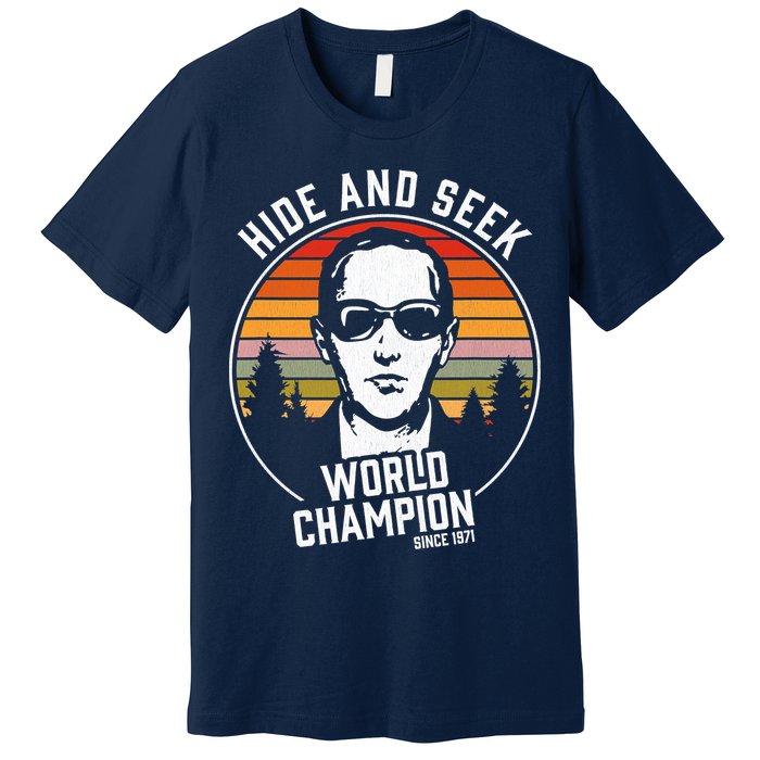 DB Cooper Hide And Seek World Champion Premium T-Shirt