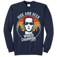 DB Cooper Hide And Seek World Champion Tall Sweatshirt