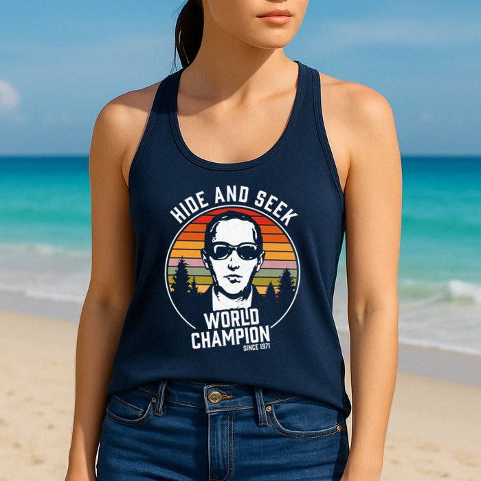DB Cooper Hide And Seek World Champion Womens Tank Top