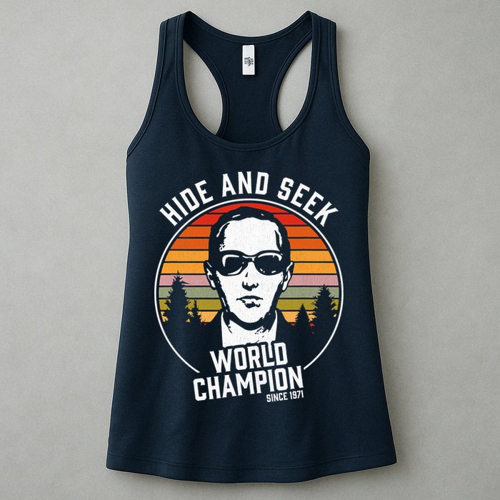 DB Cooper Hide And Seek World Champion Womens Tank Top