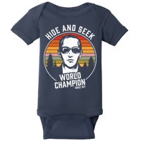 DB Cooper Hide And Seek World Champion Baby Bodysuit