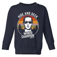 DB Cooper Hide And Seek World Champion Toddler Sweatshirt