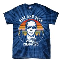 DB Cooper Hide And Seek World Champion Tie-Dye T-Shirt