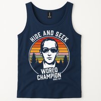 DB Cooper Hide And Seek World Champion Tank Top