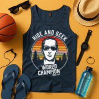 DB Cooper Hide And Seek World Champion Tank Top
