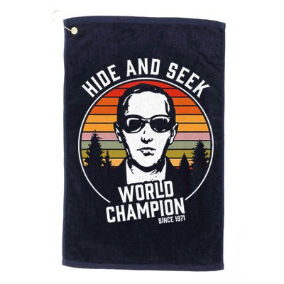 DB Cooper Hide And Seek World Champion Golf Towel