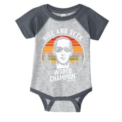 DB Cooper Hide And Seek World Champion Infant Baby Jersey Bodysuit