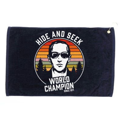 DB Cooper Hide And Seek World Champion Grommeted Golf Towel