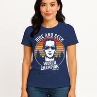 DB Cooper Hide And Seek World Champion Womens T-Shirt