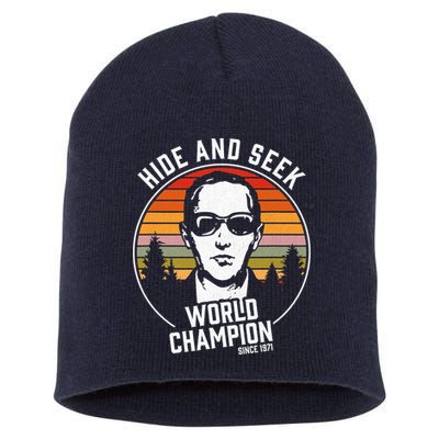 DB Cooper Hide And Seek World Champion Short Acrylic Beanie