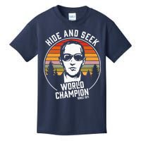 DB Cooper Hide And Seek World Champion Kids T-Shirt