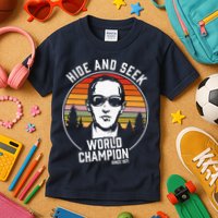DB Cooper Hide And Seek World Champion Kids T-Shirt