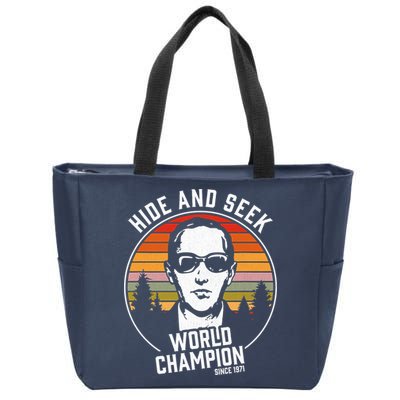 DB Cooper Hide And Seek World Champion Zip Tote Bag