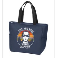 DB Cooper Hide And Seek World Champion Zip Tote Bag