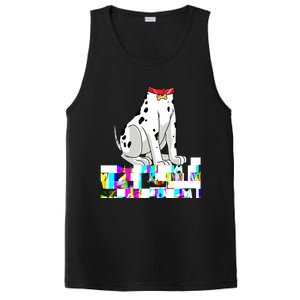 Dalmatian Costume Halloween Dog Print Men Women PosiCharge Competitor Tank