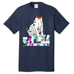 Dalmatian Costume Halloween Dog Print Men Women Tall T-Shirt