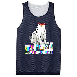 Dalmatian Costume Halloween Dog Print Men Women Mesh Reversible Basketball Jersey Tank