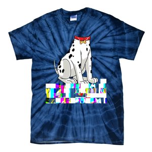 Dalmatian Costume Halloween Dog Print Men Women Tie-Dye T-Shirt