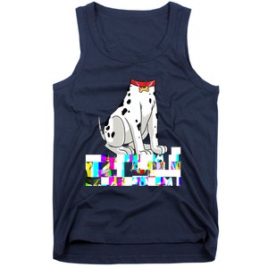 Dalmatian Costume Halloween Dog Print Men Women Tank Top