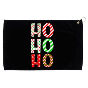 Decorative Christmas Ho Ho Ho Funny.png Grommeted Golf Towel