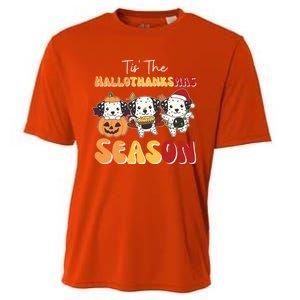 Dalmatian Christmas Halloween Tis The Hallothanksmas Cool Gift Cooling Performance Crew T-Shirt