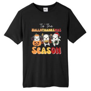 Dalmatian Christmas Halloween Tis The Hallothanksmas Cool Gift Tall Fusion ChromaSoft Performance T-Shirt