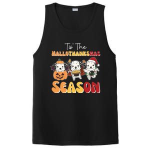 Dalmatian Christmas Halloween Tis The Hallothanksmas Cool Gift PosiCharge Competitor Tank