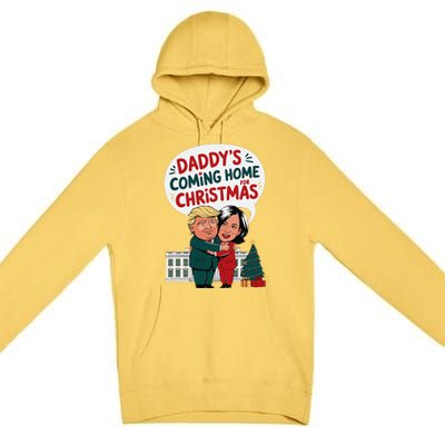 DaddyS Coming Home For Christmas ILl Be Home Trump Xmas Premium Pullover Hoodie