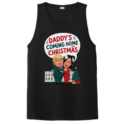 DaddyS Coming Home For Christmas ILl Be Home Trump Xmas PosiCharge Competitor Tank